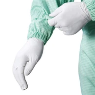 پاؤڈر مفت ڈسپوزایبل سفید نائٹریل دستانے